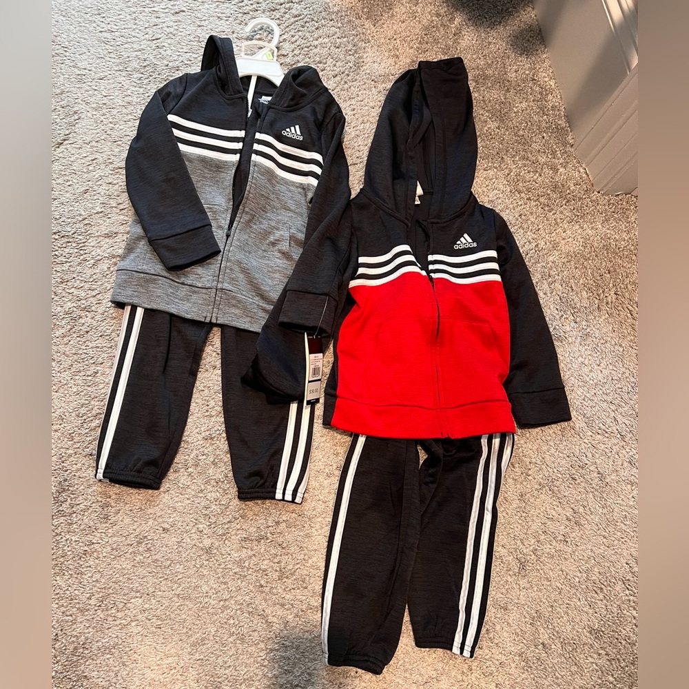 Toddler Adidas track suit bundle